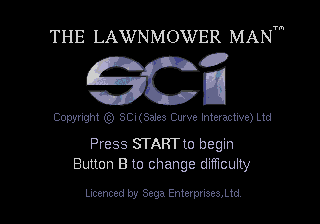 Заставка игры Lawnmower Man, The